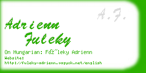 adrienn fuleky business card